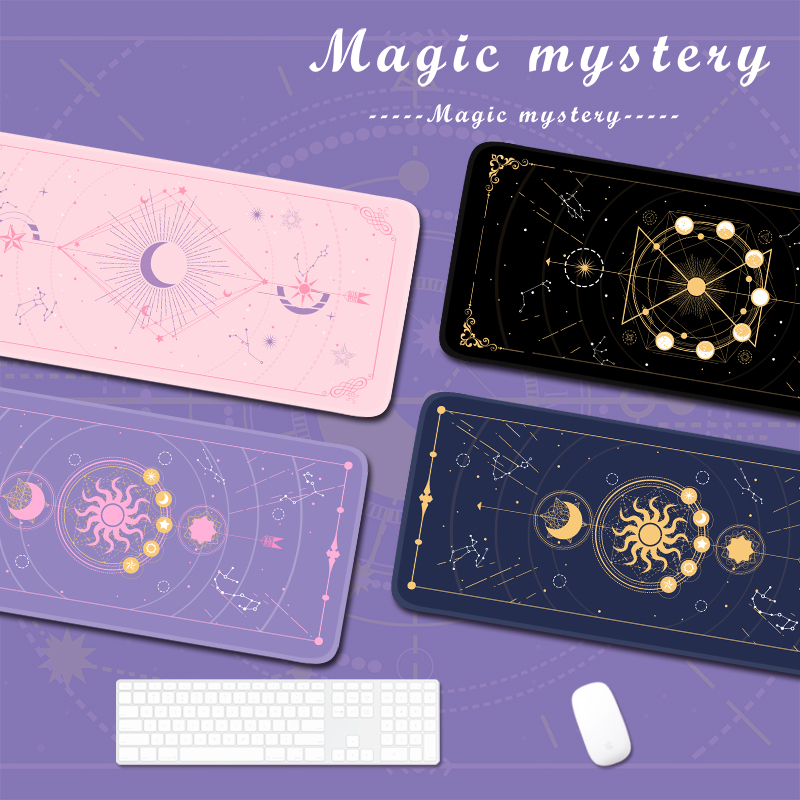 Gaming Accessories For Gaming Laptop - Magic Moon Star Purple Extra Large