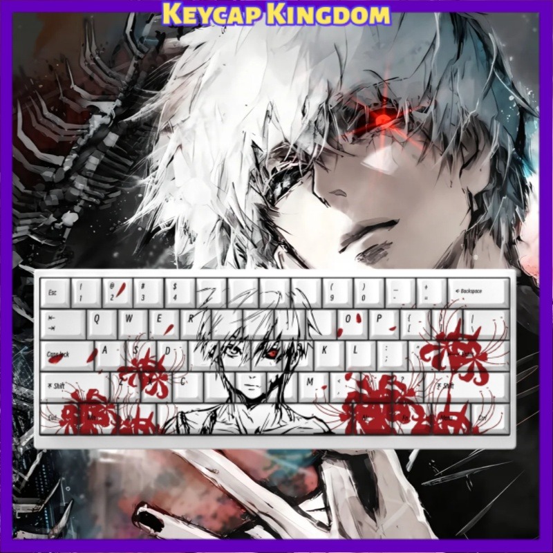 Gaming Accessories For Gaming Laptop - Tokyo Ghoul Kinki Ken Anime Keycap