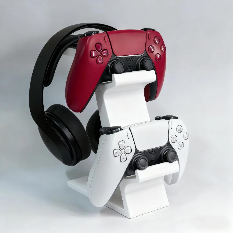Gaming Accessories Setup - ●3-in-1 Controller Stand For Desk With