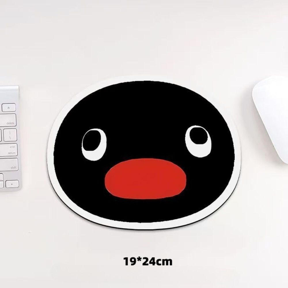 Gaming Accessories Setup - Cute Penguin Expression Mouse Pad Funny