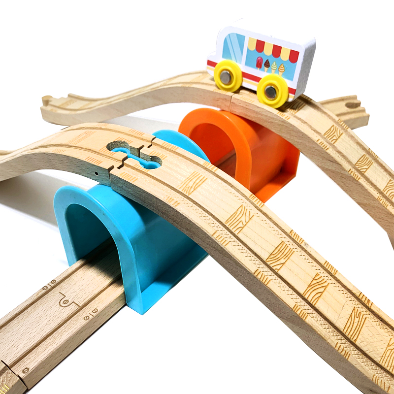 Electric Train Wooden Track bo - Gaming Accessories Boys recension och pris