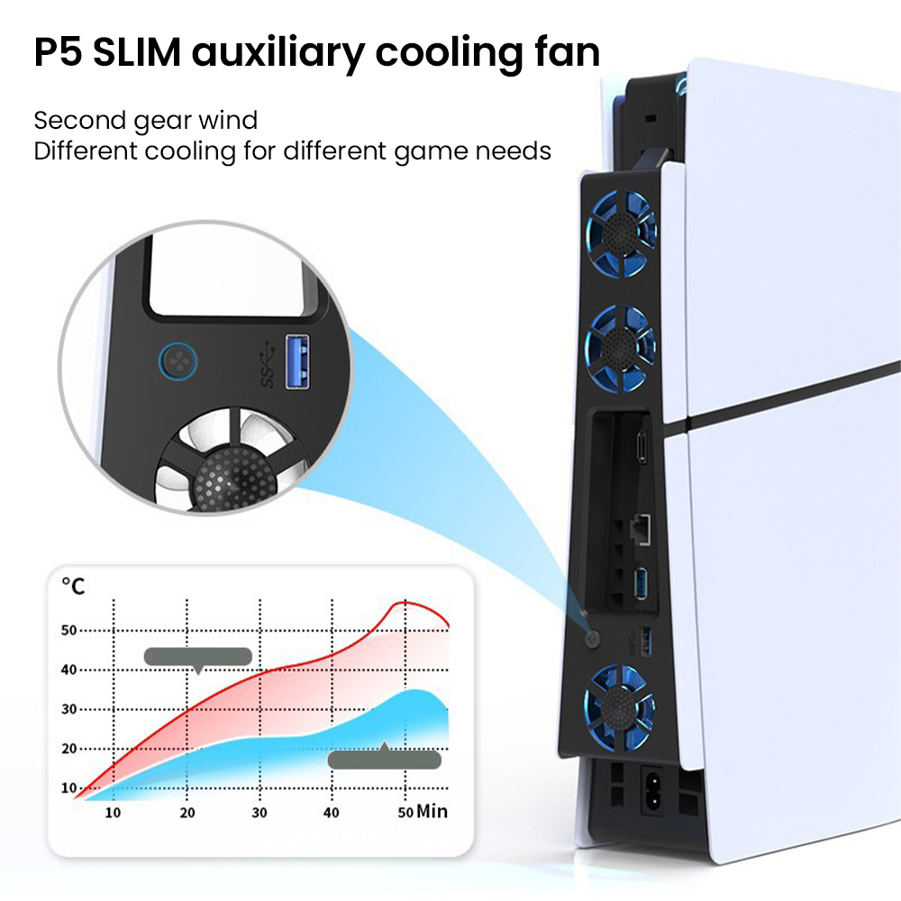 Gaming Cooler Fan Efficient Co - Gaming Accessories Led recension och pris