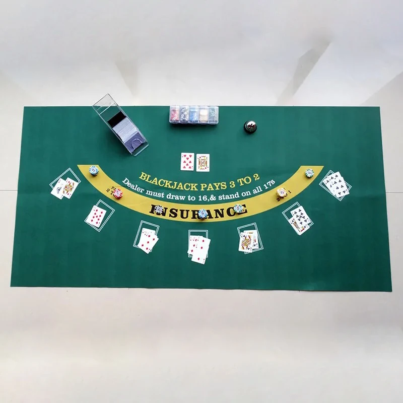 180x90cm Poker Chip Tablecloth - Gaming Accessories recension och pris