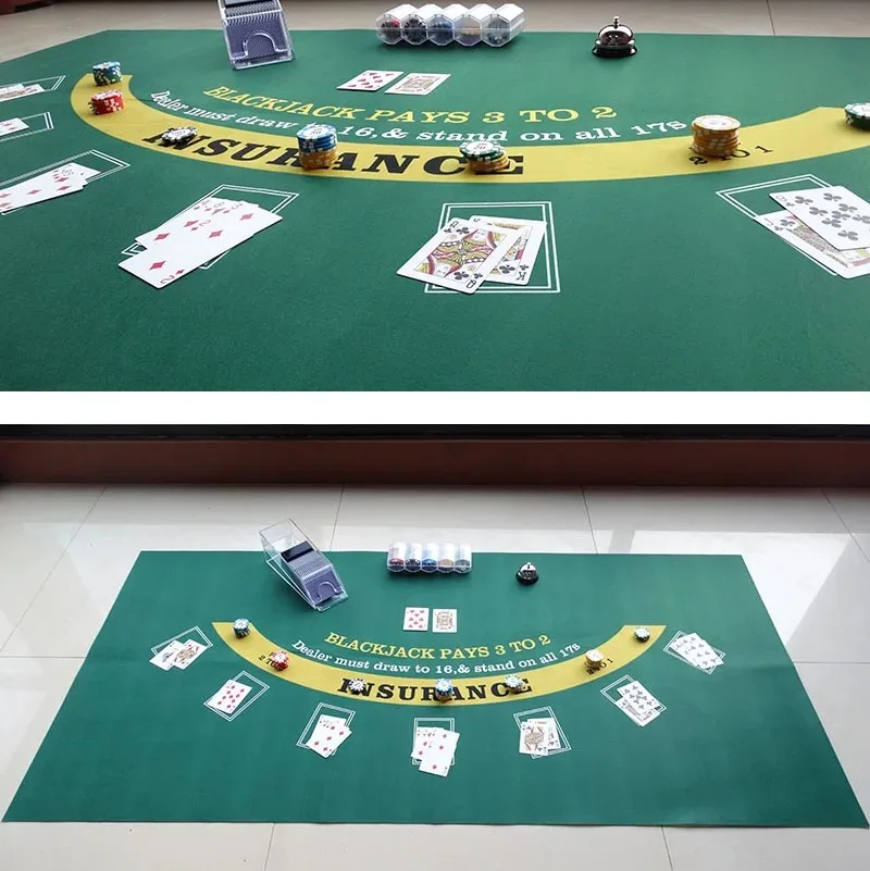 180x90cm Poker Chip Tablecloth - Gaming Accessories recension och pris