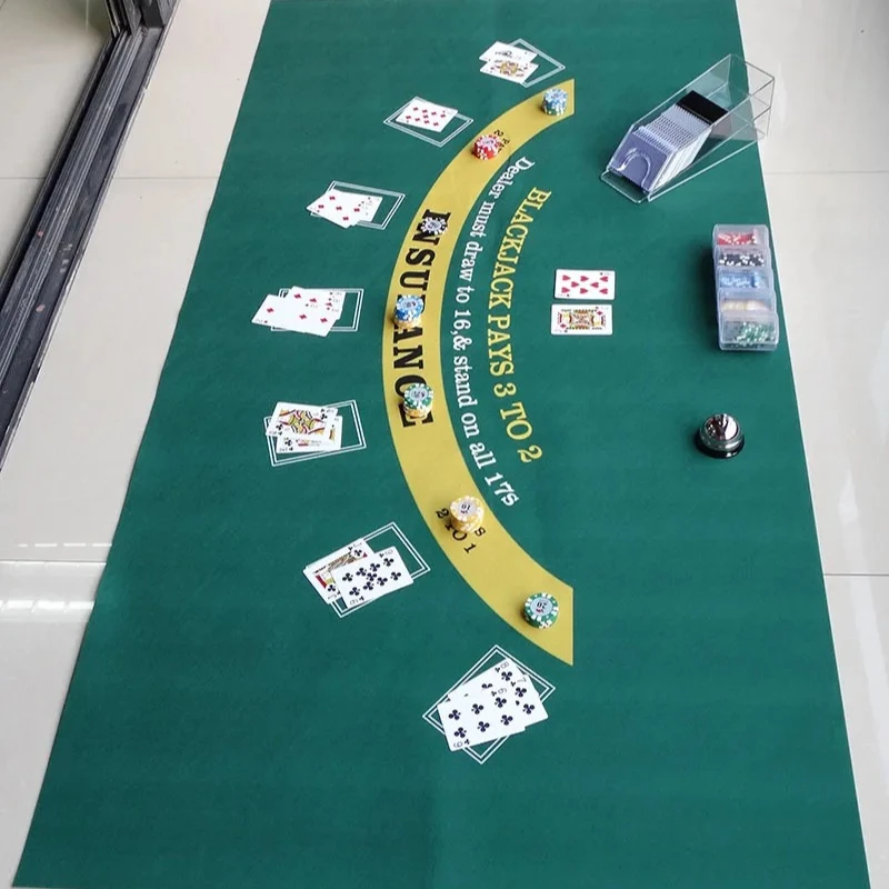 180x90cm Poker Chip Tablecloth - Gaming Accessories recension och pris