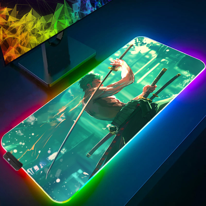 ONE PIECE Zoro Mouse Pad RGB G - Gaming Accessories Setup recension och pris