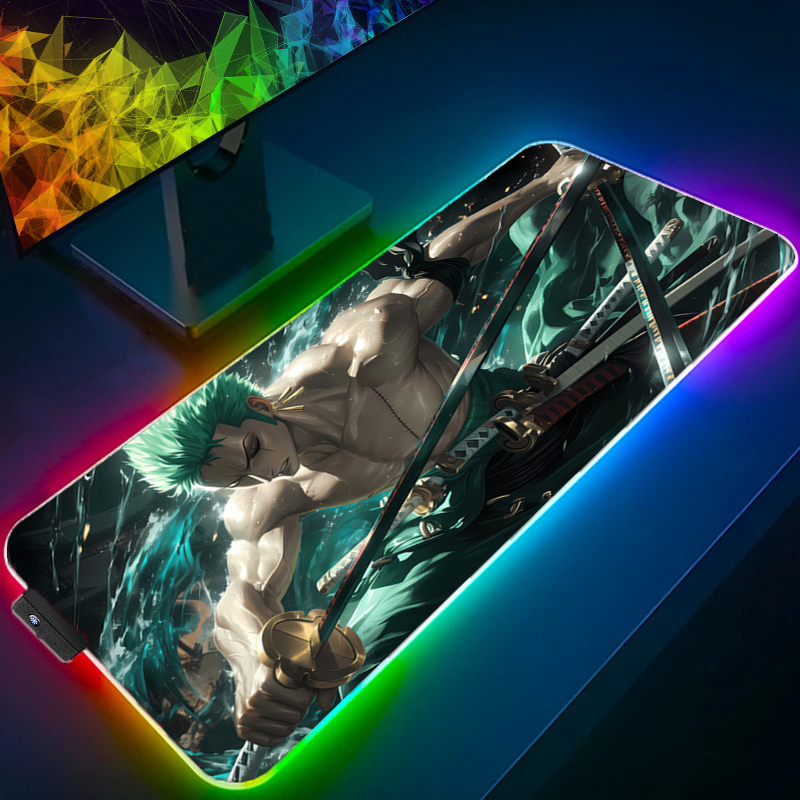 ONE PIECE Zoro Mouse Pad RGB G - Gaming Accessories Setup recension och pris