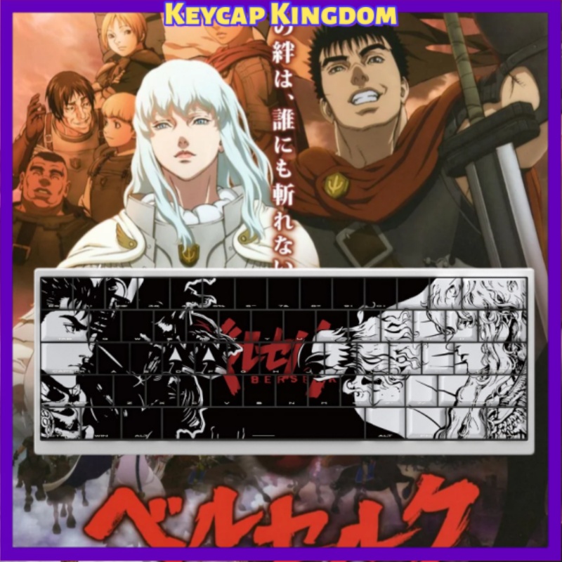 BERSERK Theme Anime Keycap 98  - Gaming Accessories For Gaming Laptop recension och pris