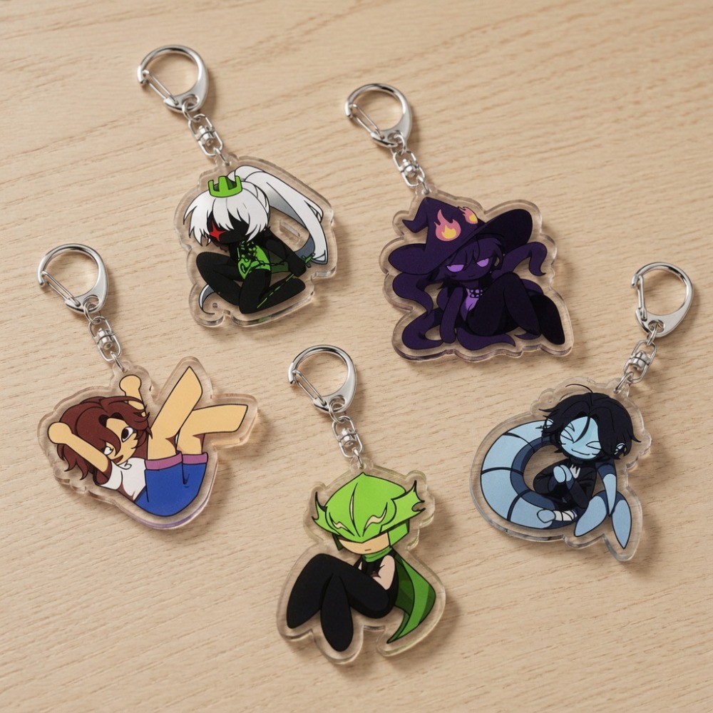 Cute Cartoon Chibi Keychains A - Gaming Accessories recension och pris