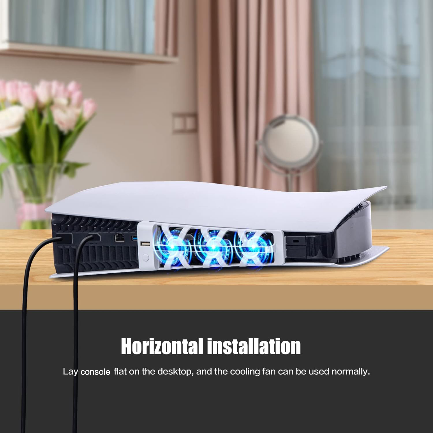 For PS5 Slient Cooling Fan wit - Gaming Accessories Led recension och pris