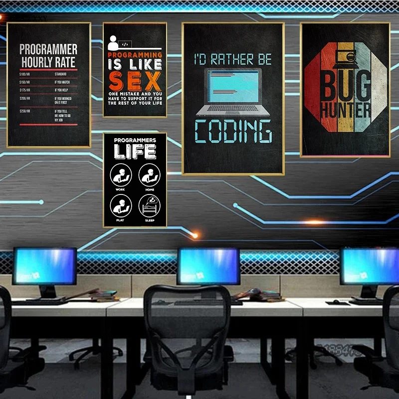 Gaming Zone Hacker Code Poster - Gaming Accessories Boys recension och pris